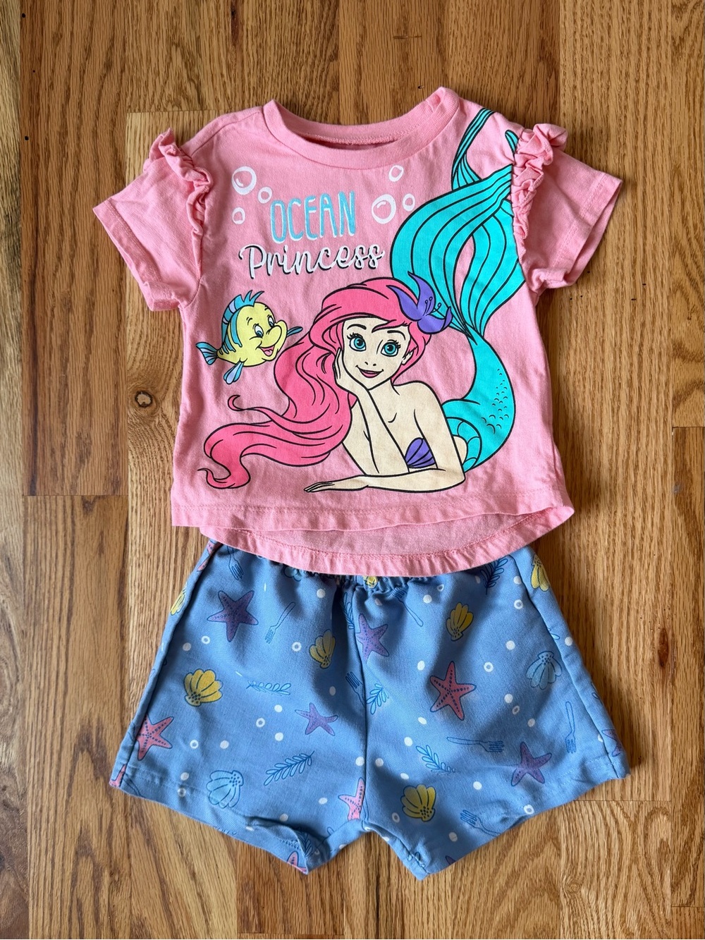 Disney The Little Mermaid Casual Set •3T•